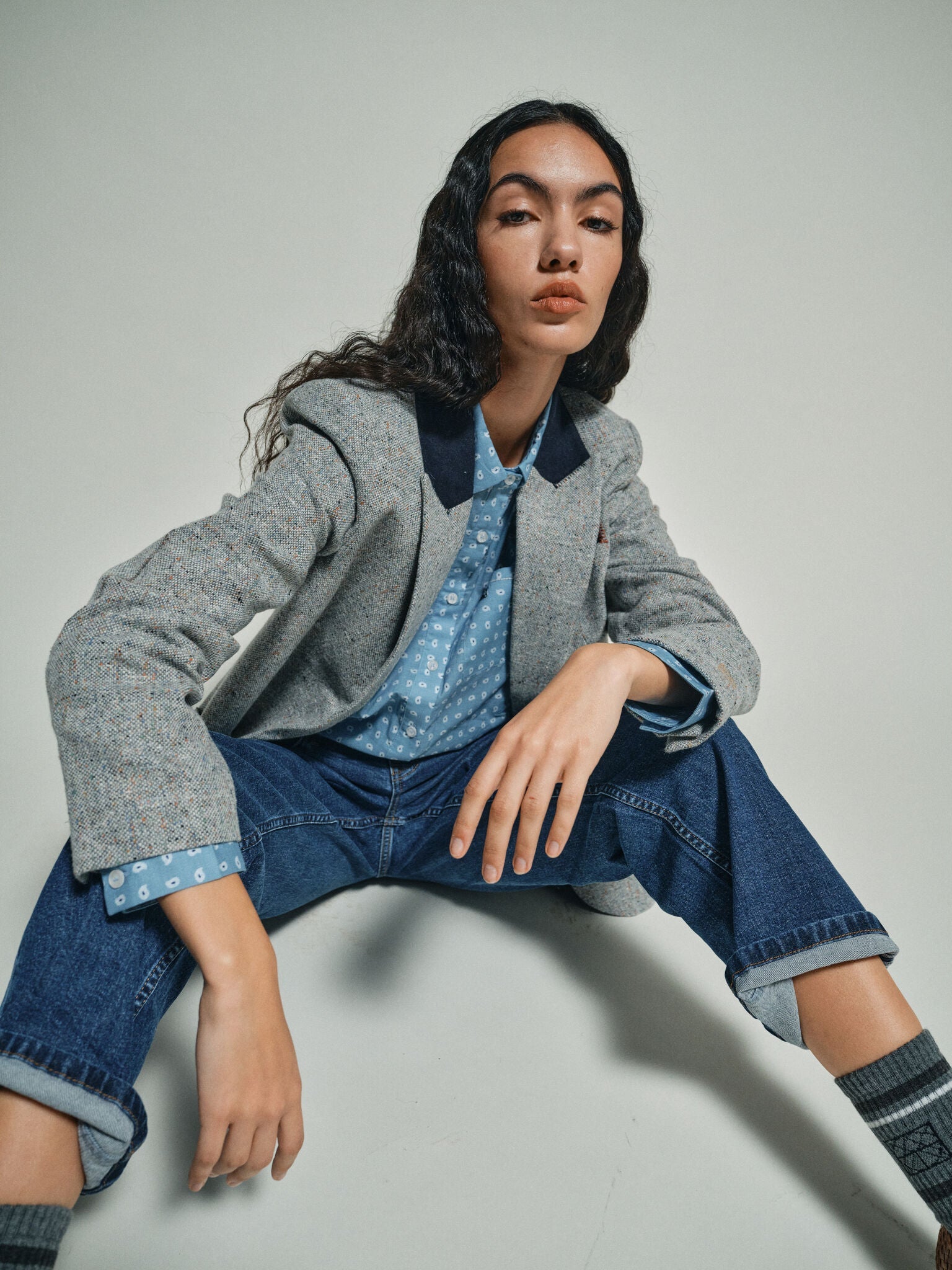 Modelshot / Grey Melange / Detail